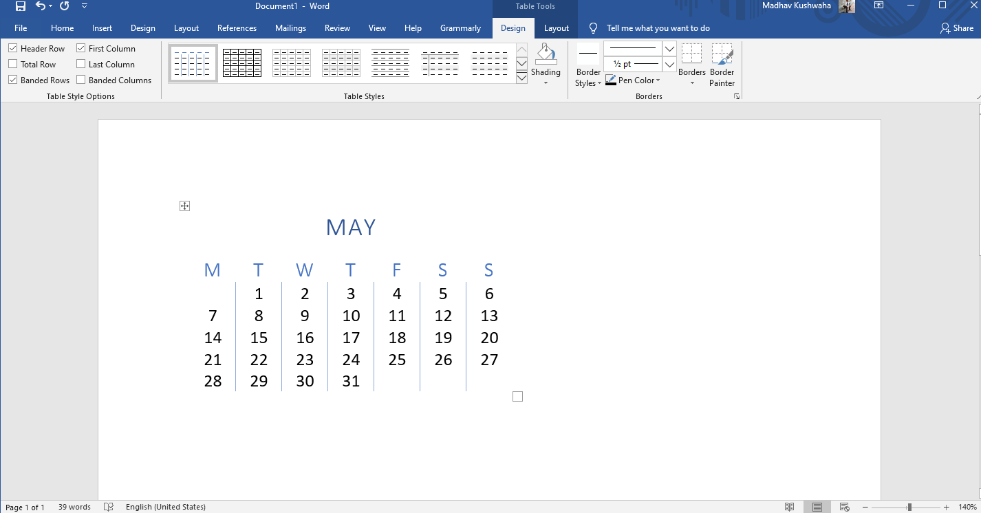 How To Create a Table In Microsoft Word